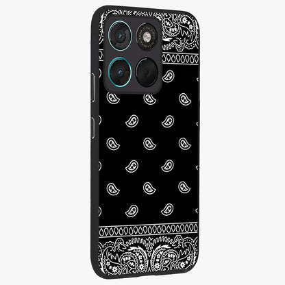 Retro Rebel Threads Glass Case upright view showcasing stylish vintage artwork with bold retro theme.