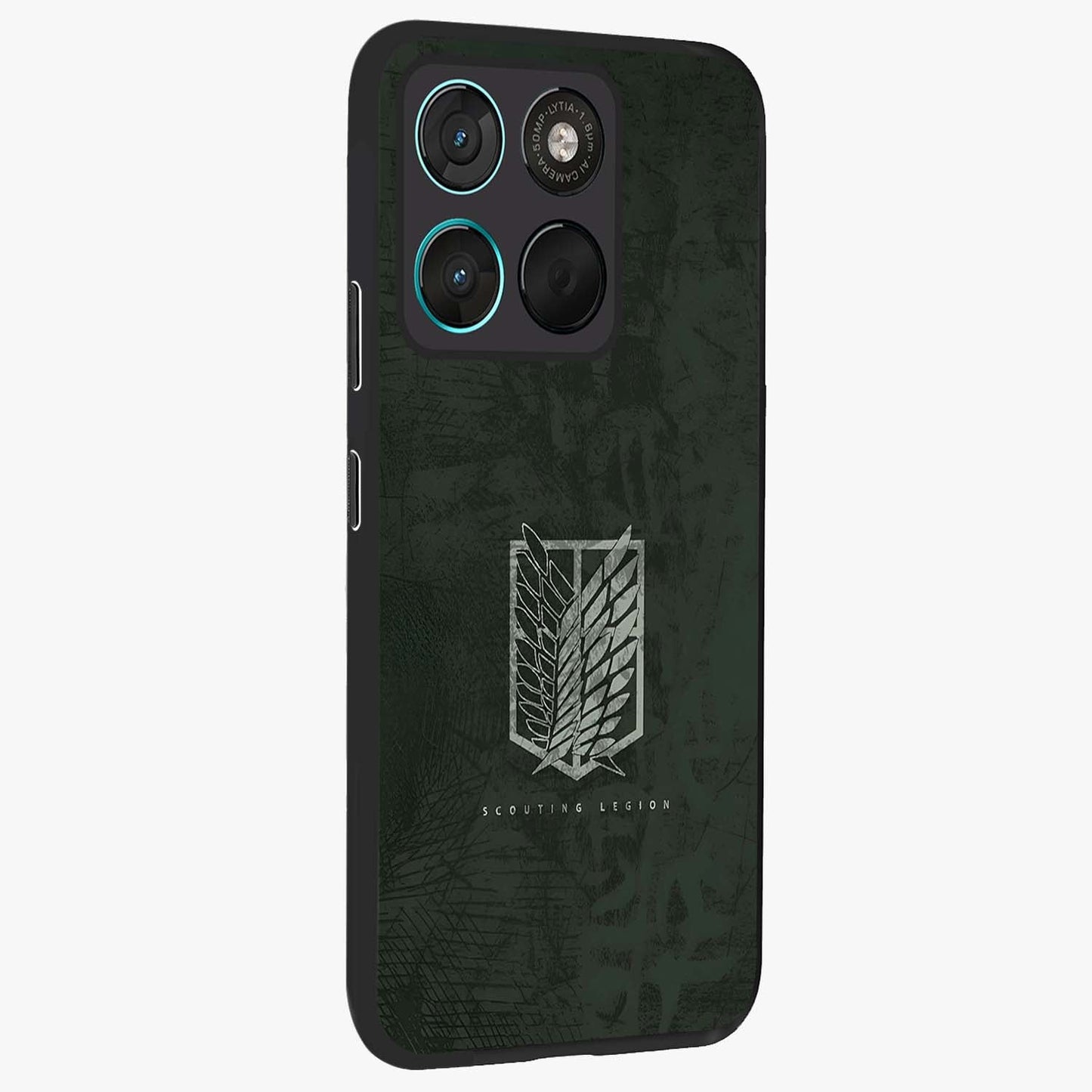 Wings Of Freedom Glass Case upright view showcasing powerful wings artwork with freedom themed design.