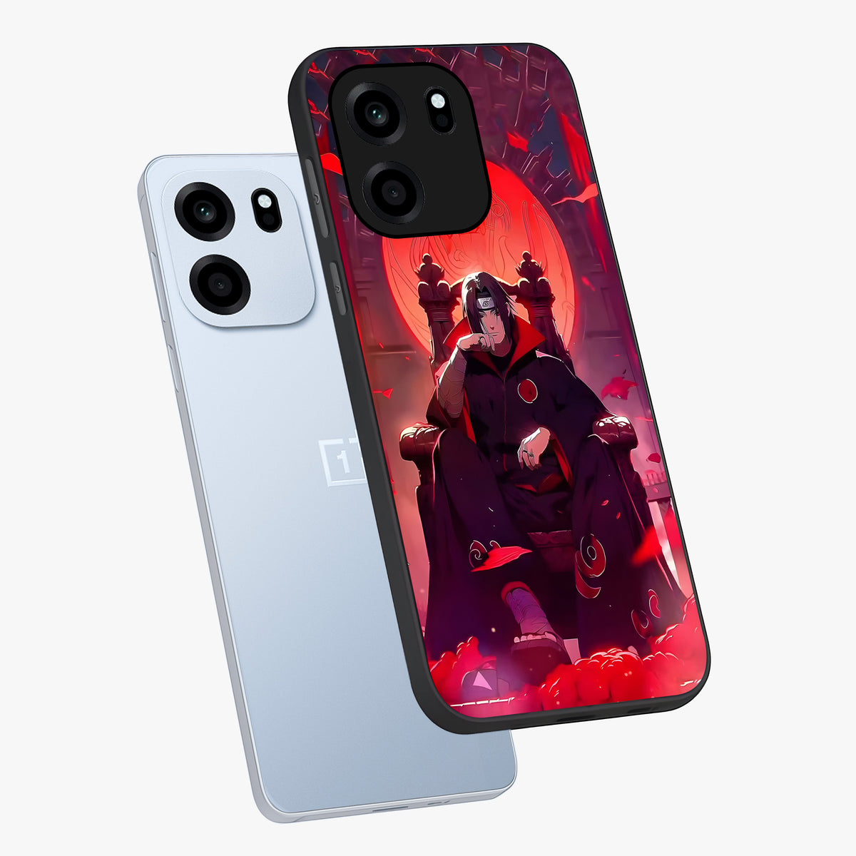 Blood Moon Sovereign Glass Case displayed in angled mockup highlighting dark celestial moon design and dramatic theme.