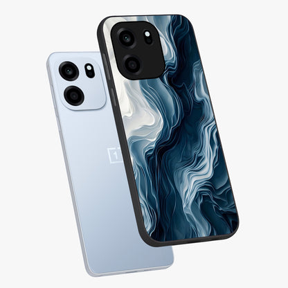 Ethereal Paper Marble Glass Case displayed in angled mockup highlighting elegant marble pattern with modern aesthetic style.