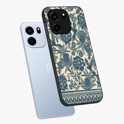 Heirloom Wild Bloom Glass Case displayed in angled mockup highlighting botanical bloom design with classic aesthetic style.