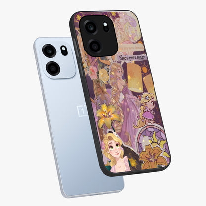 Magical Tangled Dream Glass Case displayed in angled mockup highlighting whimsical fantasy design with magical aesthetic.