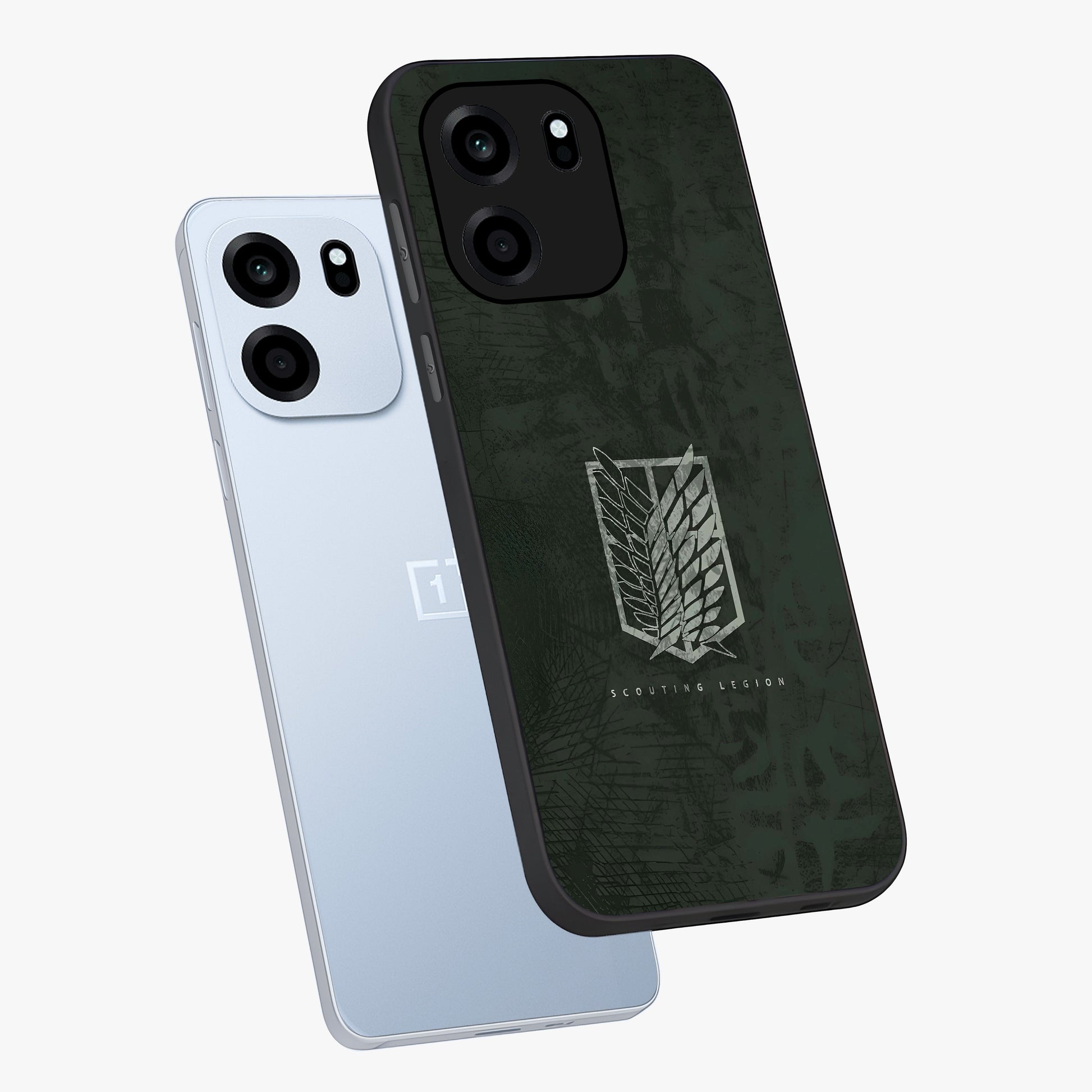 Wings Of Freedom Glass Case displayed in angled mockup highlighting graceful wing design with inspirational aesthetic.