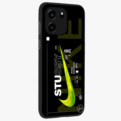 Neon Street Edition Glass Case upright view showcasing colorful neon artwork with modern street culture theme.