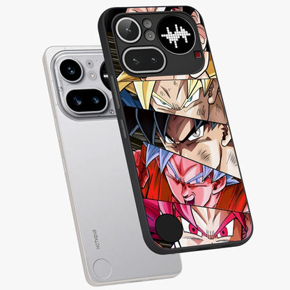 Anime Character Glass Case displayed in angled mockup highlighting colorful anime character illustration.