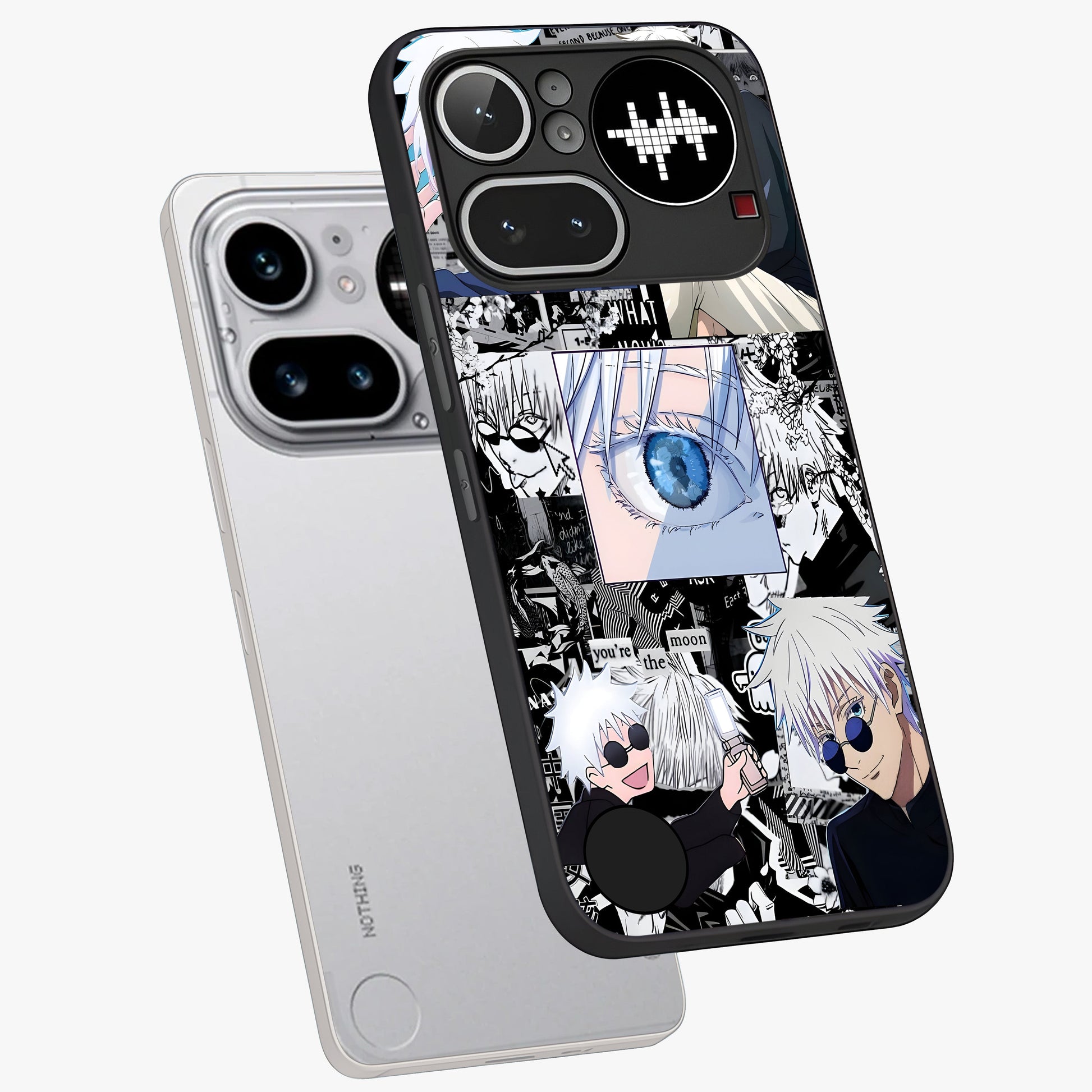 Infinity Sorcerer Chaos Glass Case displayed in angled mockup highlighting powerful magical design with fantasy aesthetic style.