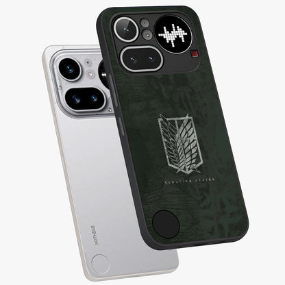 Wings Of Freedom Glass Case displayed in angled mockup highlighting graceful wing design with inspirational aesthetic.