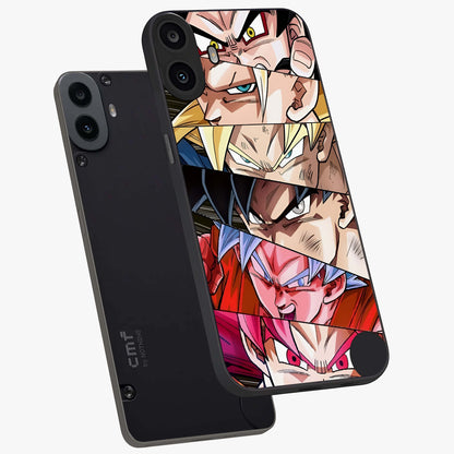 Anime Character Glass Case displayed in angled mockup highlighting colorful anime character illustration.