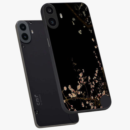 Petal Moon Light With Custom Name Glass Case displayed in angled mockup highlighting delicate petal design with custom name feature.