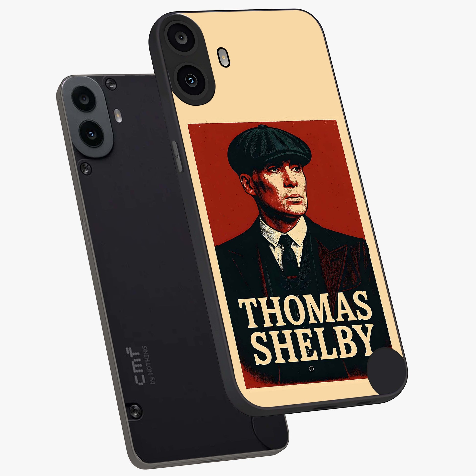 Vintage Mafia Authority Glass Case displayed in angled mockup highlighting powerful retro design with classic gangster aesthetic.