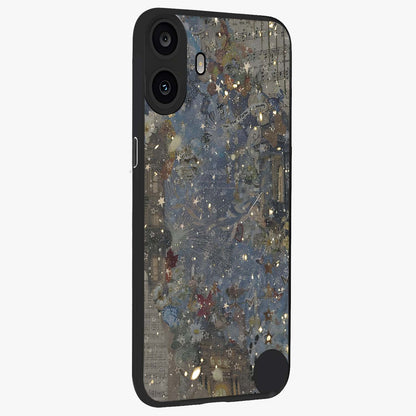 Aesthetic Astrolophia Glass Case upright view showcasing soft aesthetic theme with stylish modern look.
