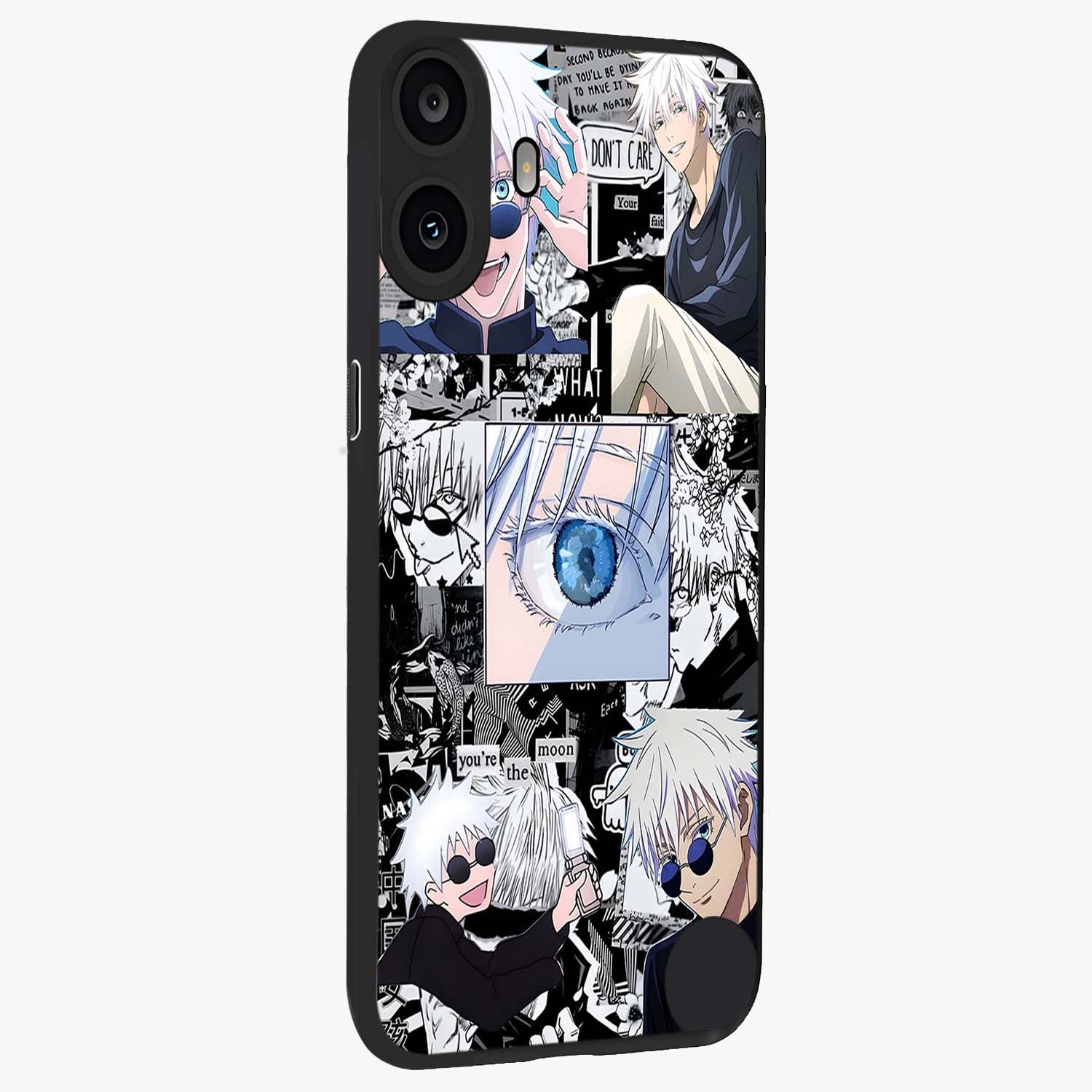 Infinity Sorcerer Chaos Glass Case upright view showcasing dramatic sorcerer artwork with chaotic mystical theme.