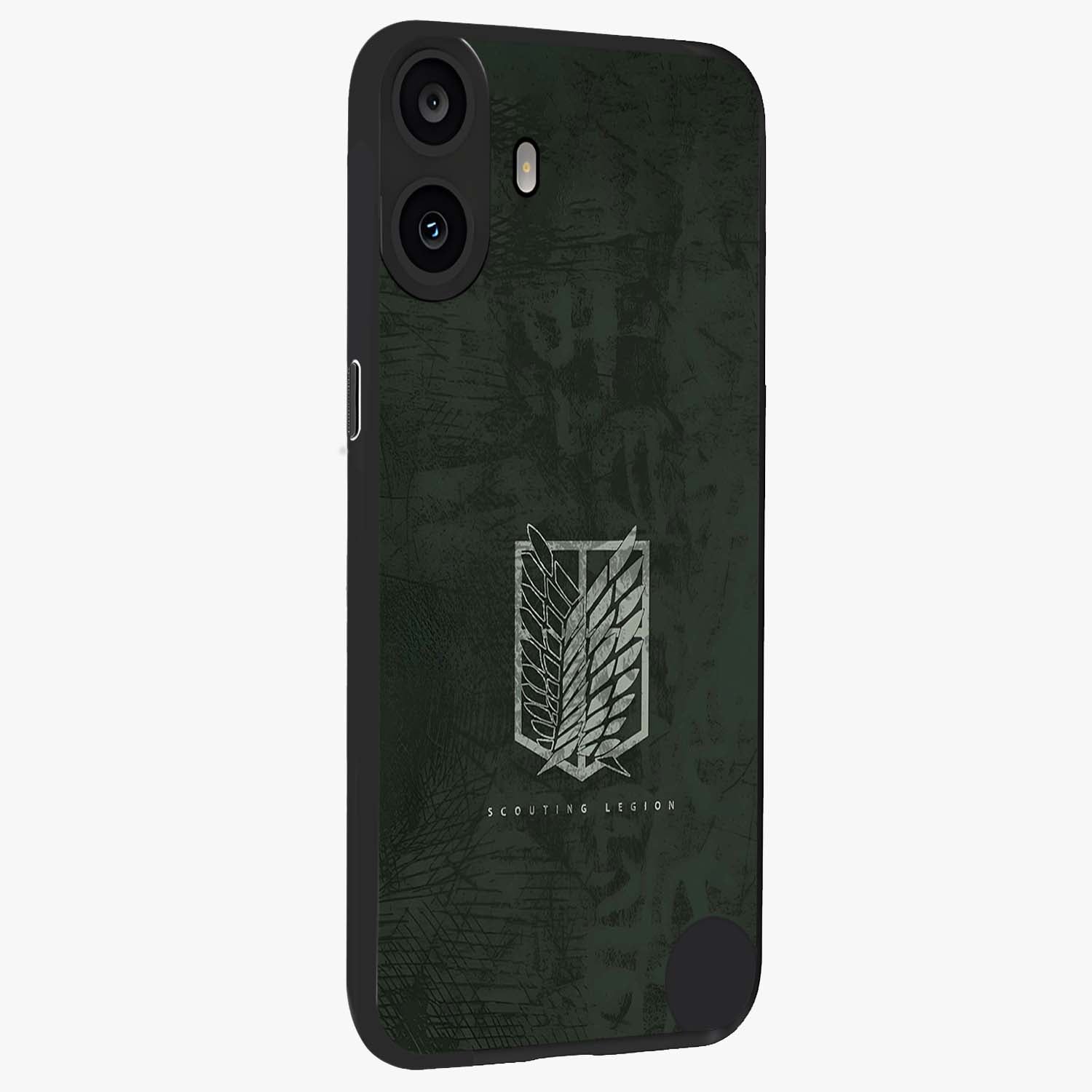 Wings Of Freedom Glass Case upright view showcasing powerful wings artwork with freedom themed design.