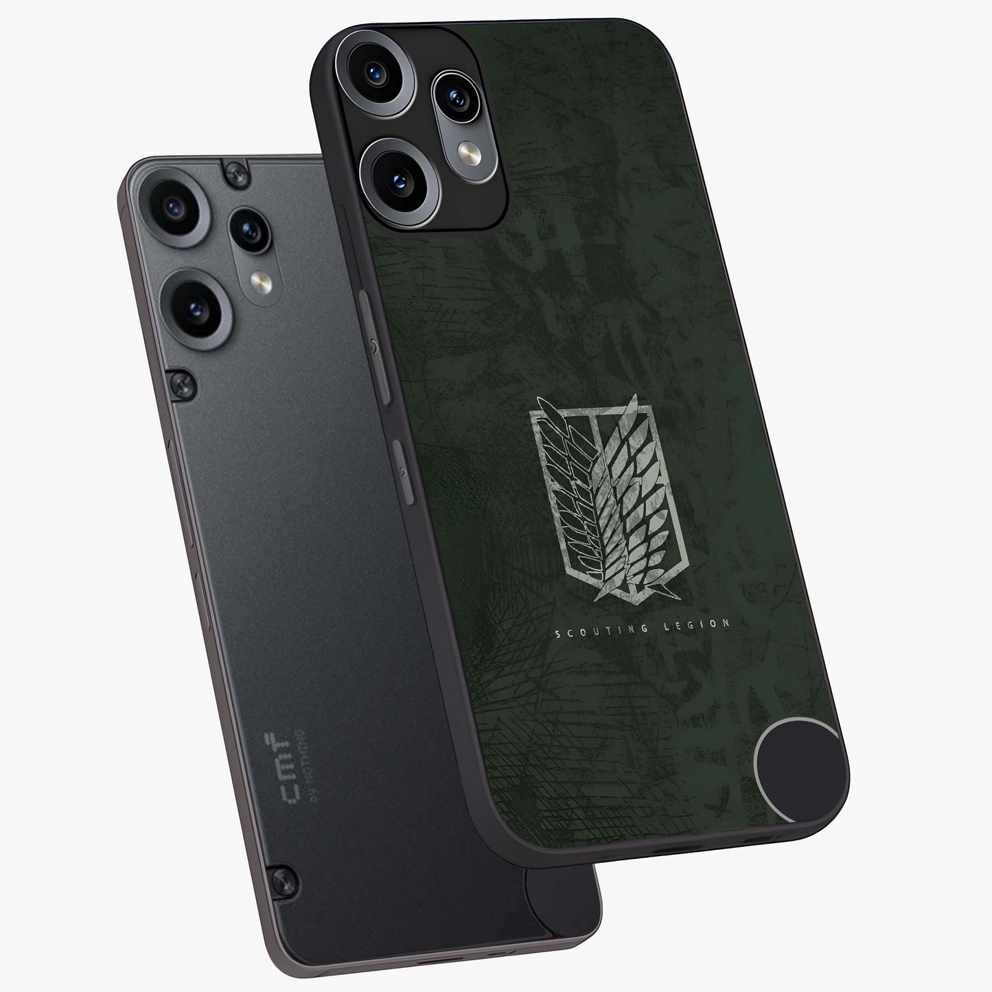 Wings Of Freedom Glass Case displayed in angled mockup highlighting graceful wing design with inspirational aesthetic.