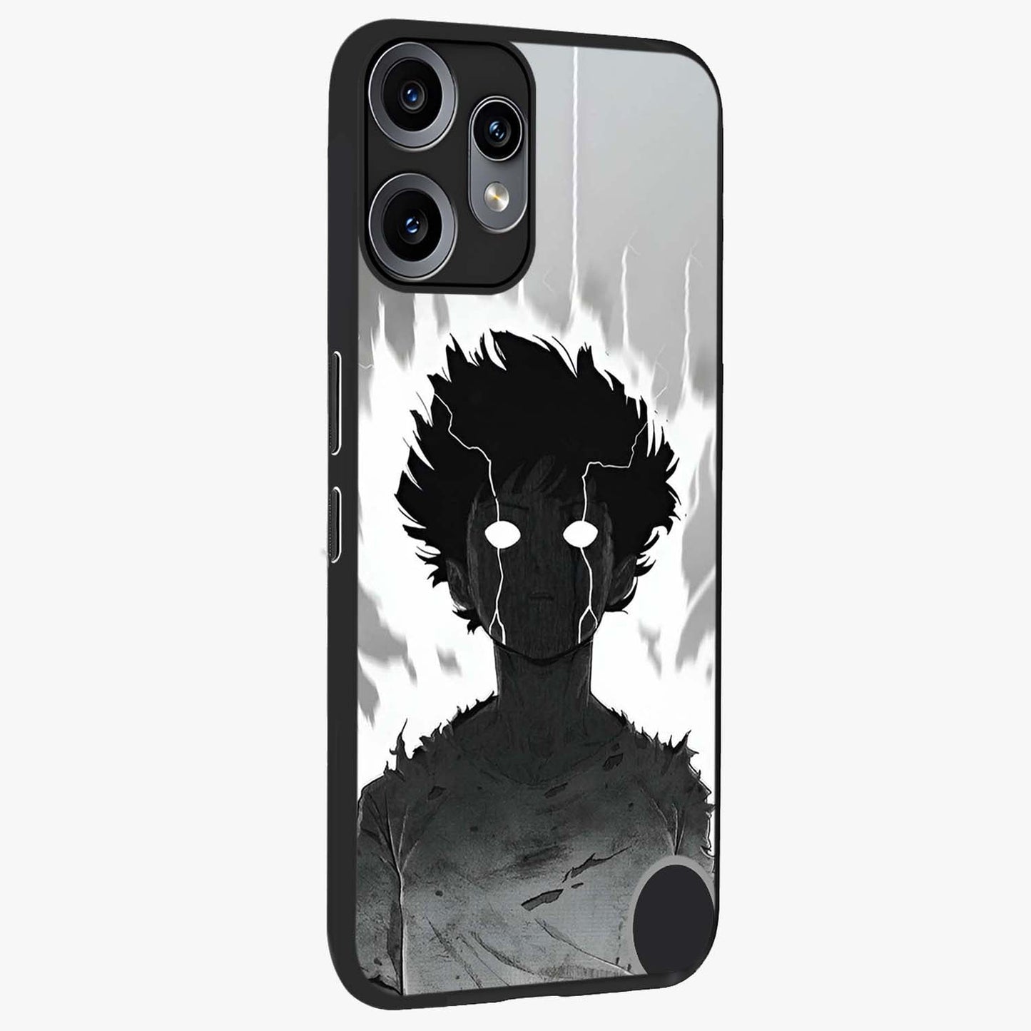 Awakened Inner Rage Glass Case upright view showcasing dramatic artwork with strong expressive aesthetic.