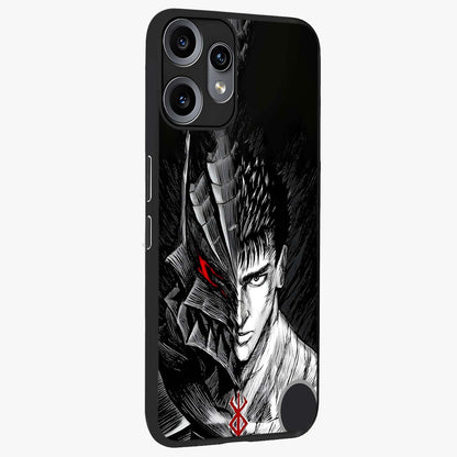 Berserker Blood Oath Glass Case upright view showcasing intense warrior aesthetic with dramatic artistic style.