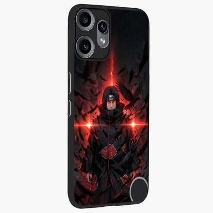 Focused Blade Discipline Glass Case upright view showcasing strong typography statement with sleek motivational theme.