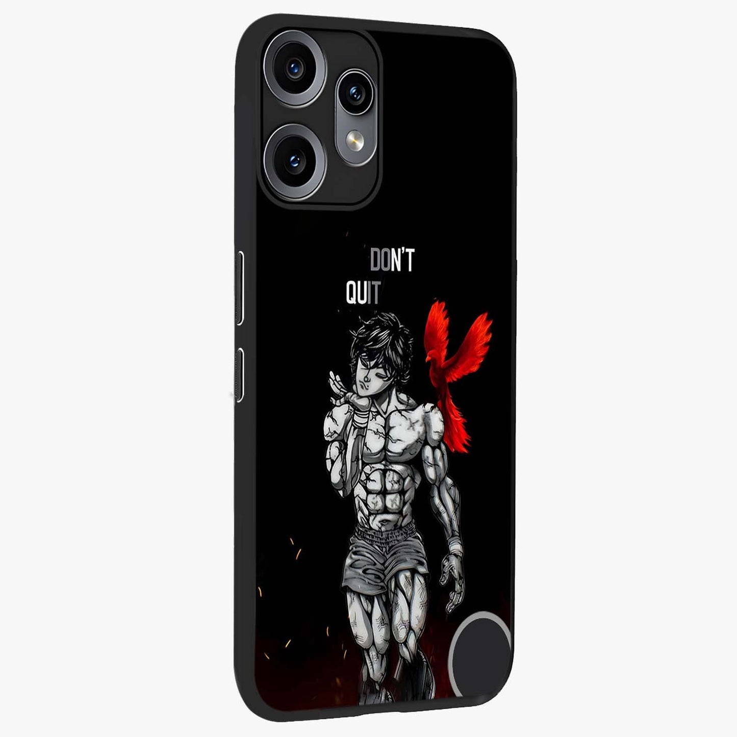Rise Beyond Limits Glass Case upright view showcasing powerful inspirational artwork with uplifting theme.