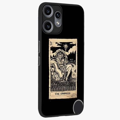 The Empress Glass Case upright view showcasing powerful empress themed artwork with luxurious artistic theme.