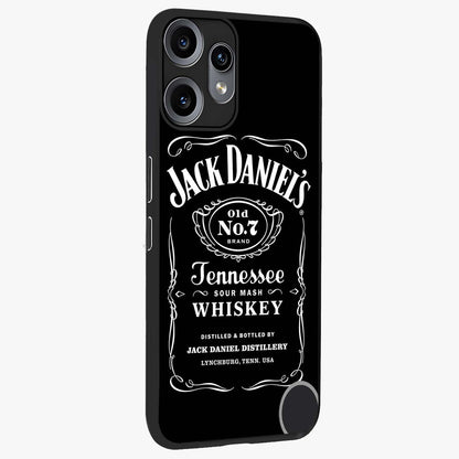 Vintage Whiskey Heritage Glass Case upright view showcasing stylish vintage whiskey artwork with timeless bar culture theme.