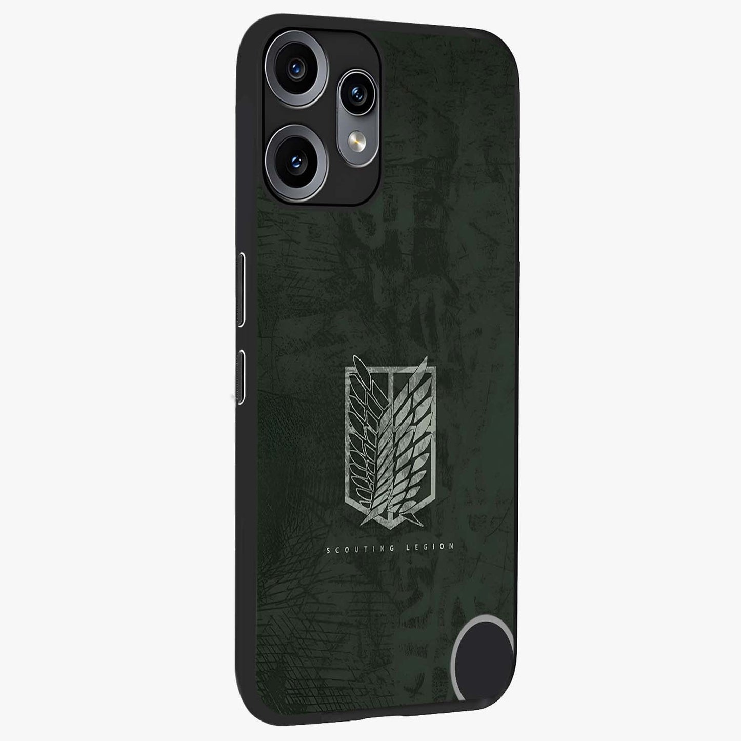 Wings Of Freedom Glass Case upright view showcasing powerful wings artwork with freedom themed design.
