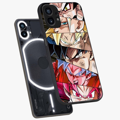 Anime Character Glass Case displayed in angled mockup highlighting colorful anime character illustration.