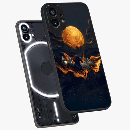 Golden Royal Heritage Glass Case displayed in angled mockup highlighting luxurious heritage design with golden aesthetic style.