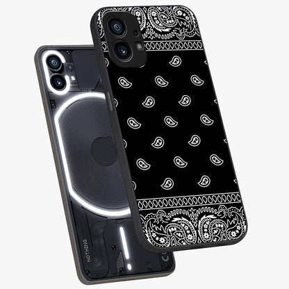Retro Rebel Threads Glass Case displayed in angled mockup highlighting retro inspired graphic design with rebellious aesthetic.