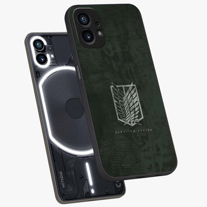 Wings Of Freedom Glass Case displayed in angled mockup highlighting graceful wing design with inspirational aesthetic.