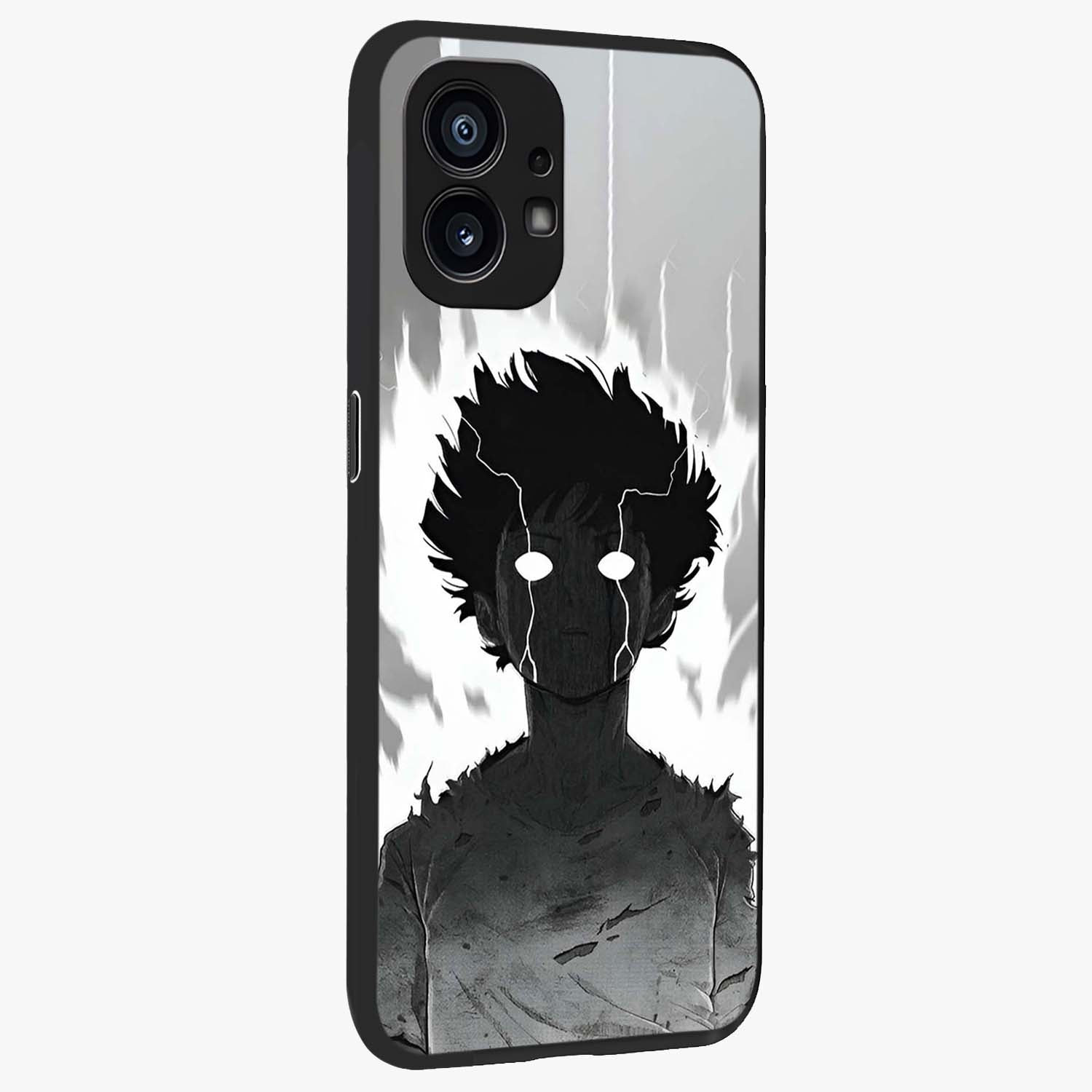 Awakened Inner Rage Glass Case upright view showcasing dramatic artwork with strong expressive aesthetic.