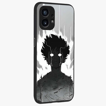 Awakened Inner Rage Glass Case upright view showcasing dramatic artwork with strong expressive aesthetic.