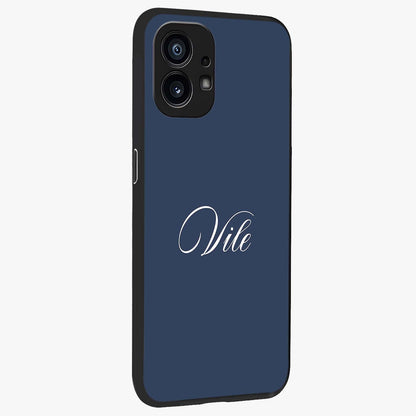 Blue Vintage Floral Pattern Glass Case displayed in angled mockup highlighting classic blue floral pattern and retro aesthetic design.