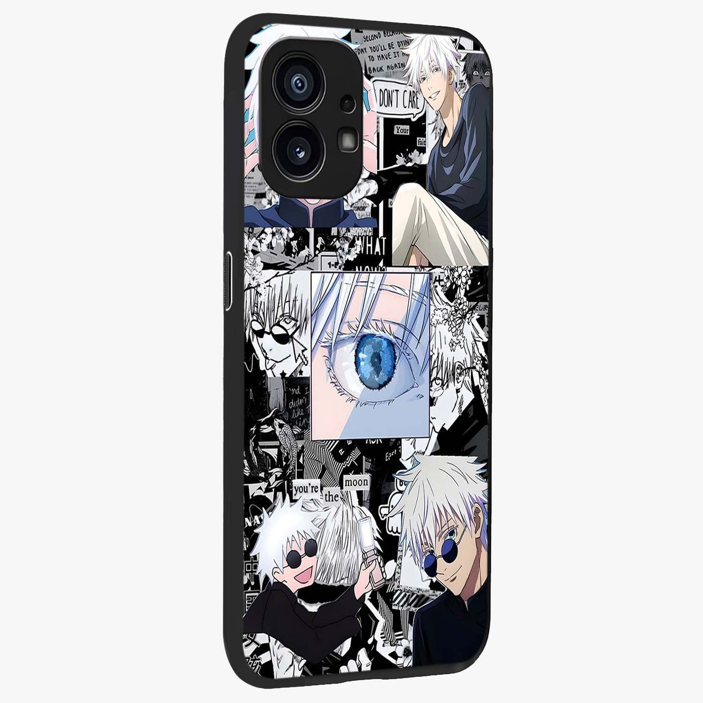 Infinity Sorcerer Chaos Glass Case upright view showcasing dramatic sorcerer artwork with chaotic mystical theme.