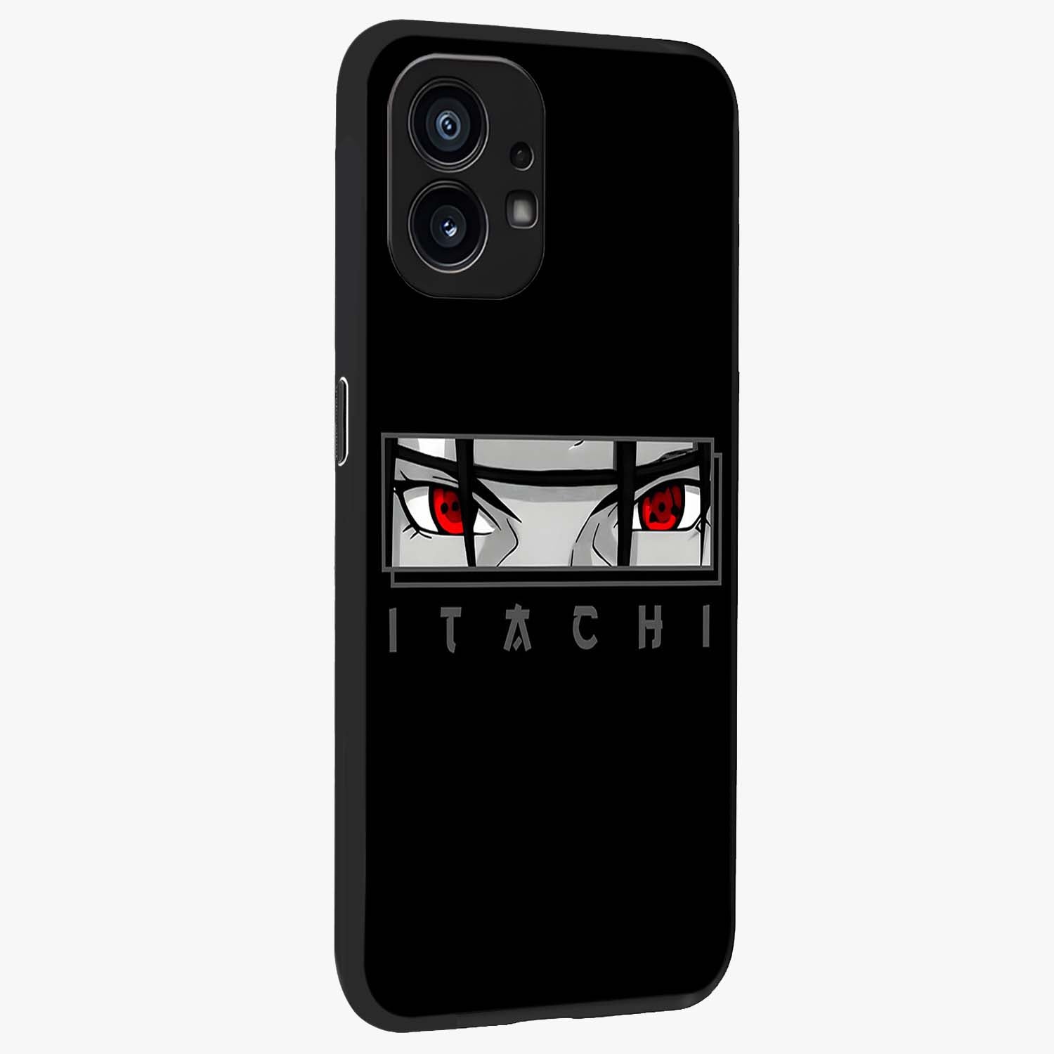 Scarlet Gaze Dominance Glass Case upright view showcasing powerful dramatic artwork with dominant artistic theme.