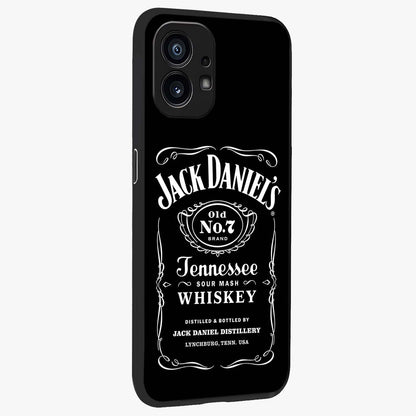 Vintage Whiskey Heritage Glass Case upright view showcasing stylish vintage whiskey artwork with timeless bar culture theme.