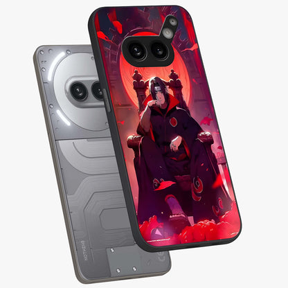 Blood Moon Sovereign Glass Case displayed in angled mockup highlighting dark celestial moon design and dramatic theme.