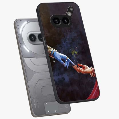 Divine Touch Eternal Glass Case displayed in angled mockup highlighting elegant divine inspired design with calm aesthetic style.