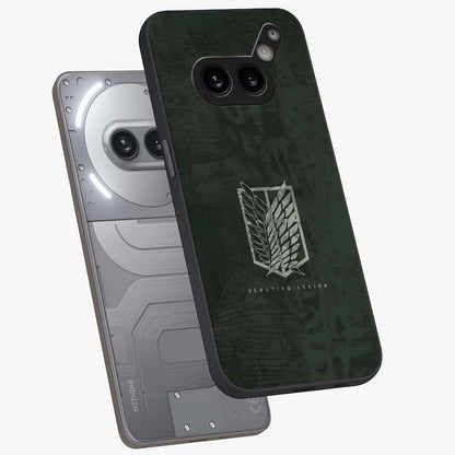 Wings Of Freedom Glass Case displayed in angled mockup highlighting graceful wing design with inspirational aesthetic.