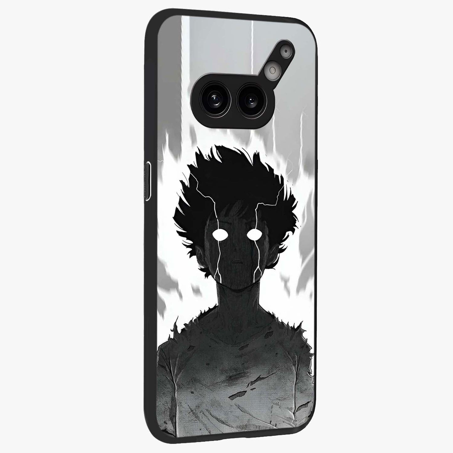 Awakened Inner Rage Glass Case upright view showcasing dramatic artwork with strong expressive aesthetic.