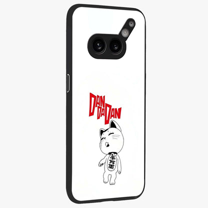 Playful Spirit Charm Glass Case upright view showcasing vibrant charm artwork with fun artistic theme.