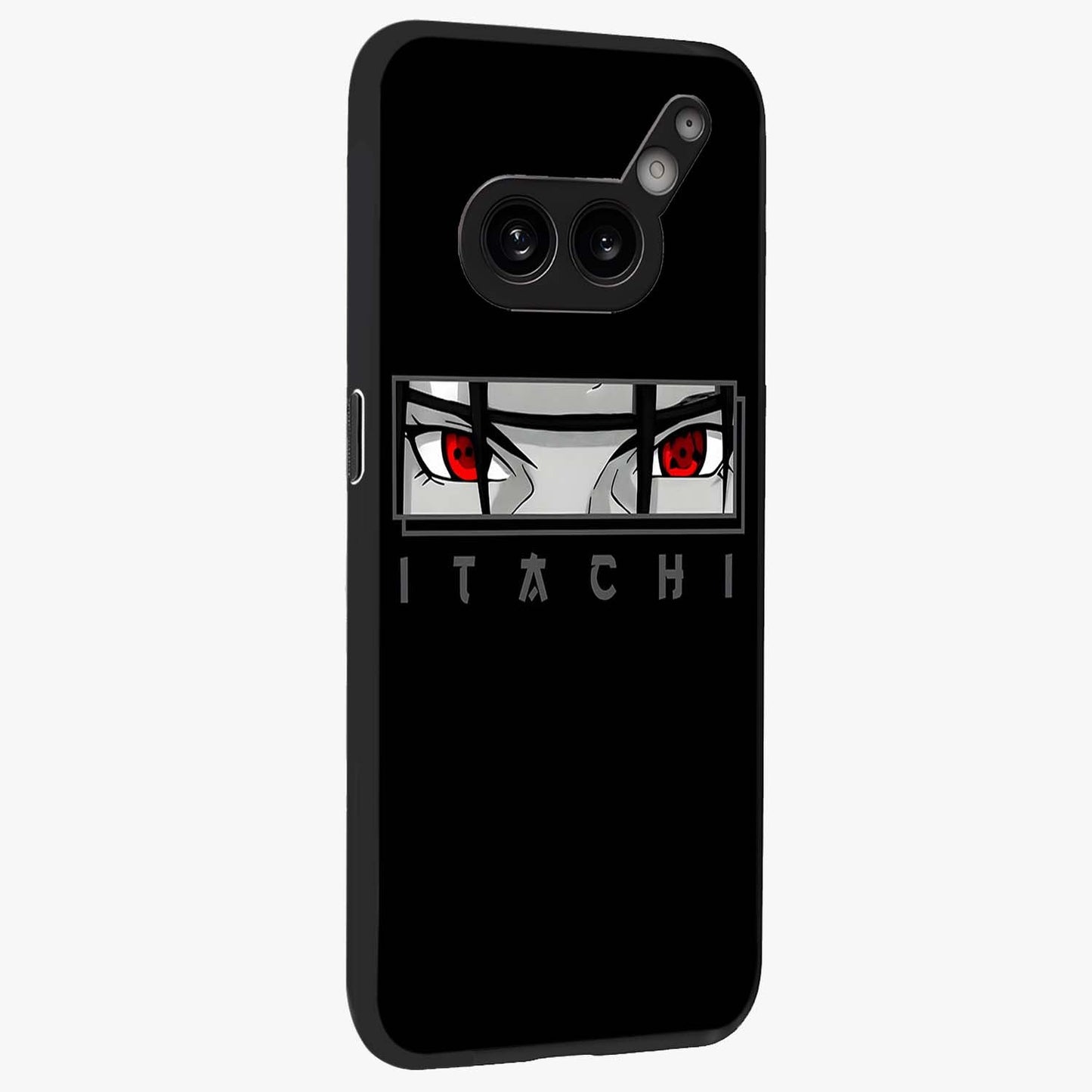 Scarlet Gaze Dominance Glass Case upright view showcasing powerful dramatic artwork with dominant artistic theme.