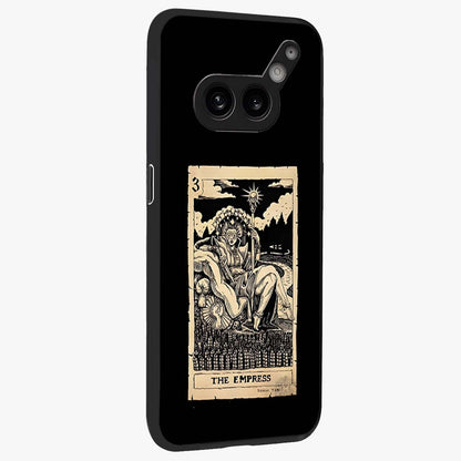The Empress Glass Case upright view showcasing powerful empress themed artwork with luxurious artistic theme.