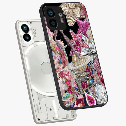 Starlit Jewel Dream Glass Case displayed in angled mockup highlighting glowing celestial jewel design with dreamy aesthetic.