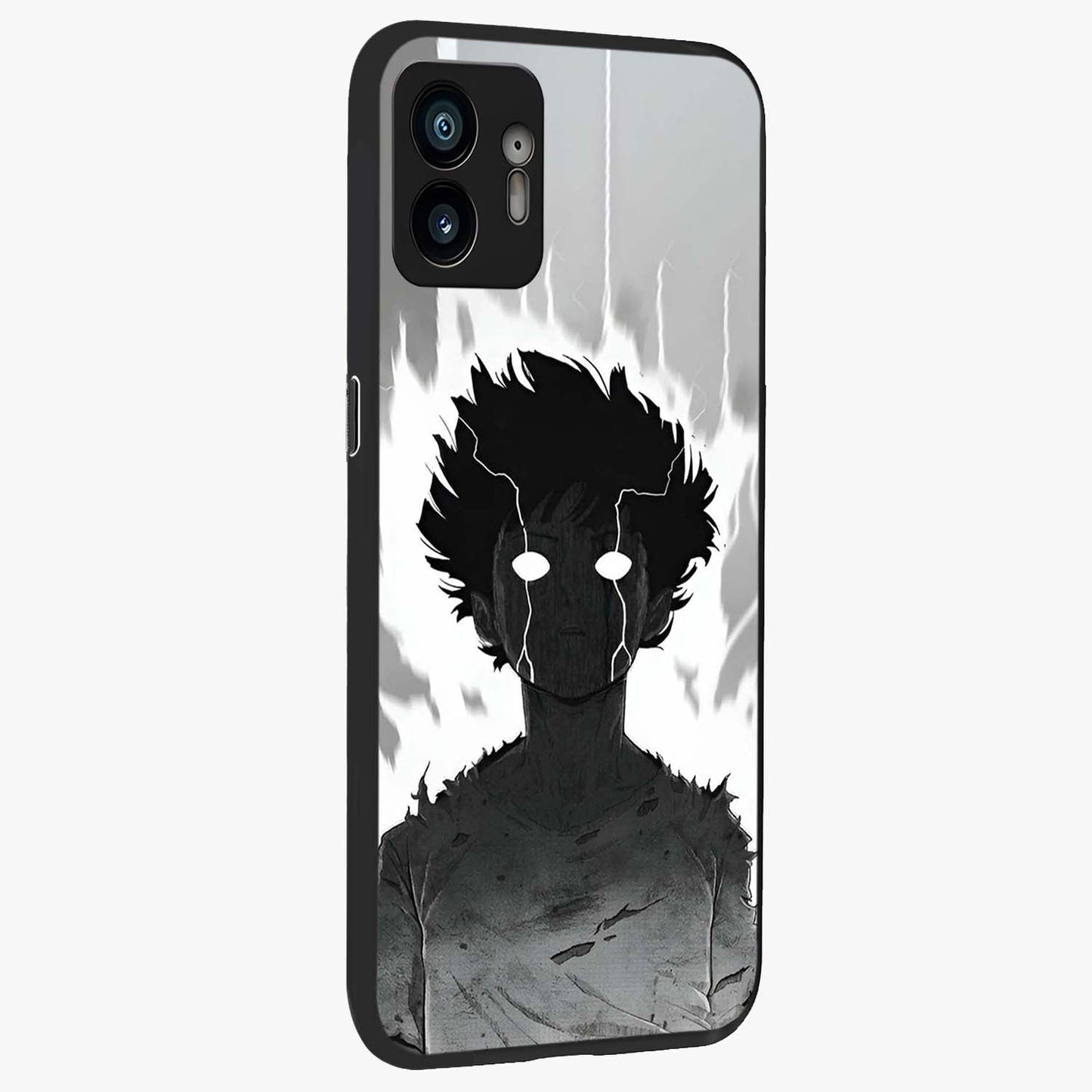 Awakened Inner Rage Glass Case upright view showcasing dramatic artwork with strong expressive aesthetic.