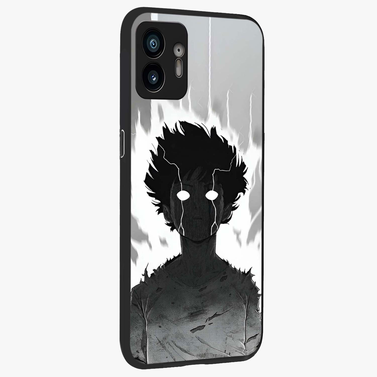 Awakened Inner Rage Glass Case upright view showcasing dramatic artwork with strong expressive aesthetic.