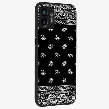 Retro Rebel Threads Glass Case upright view showcasing stylish vintage artwork with bold retro theme.