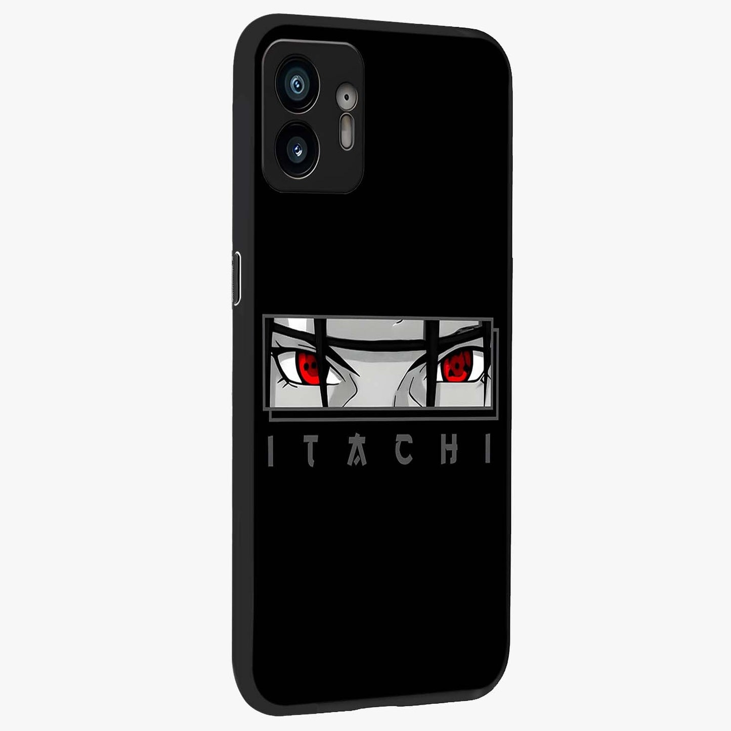 Scarlet Gaze Dominance Glass Case upright view showcasing powerful dramatic artwork with dominant artistic theme.