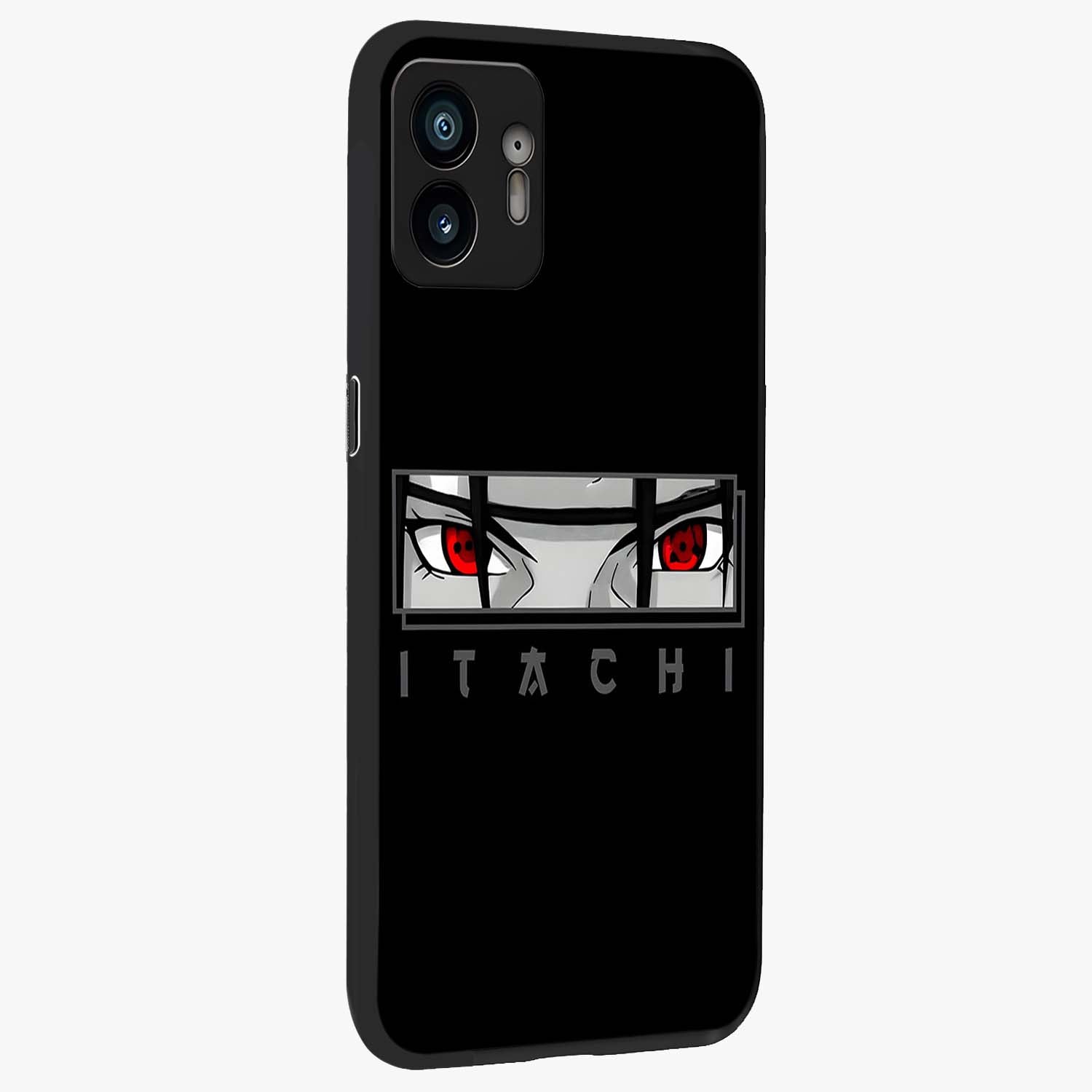 Scarlet Gaze Dominance Glass Case upright view showcasing powerful dramatic artwork with dominant artistic theme.