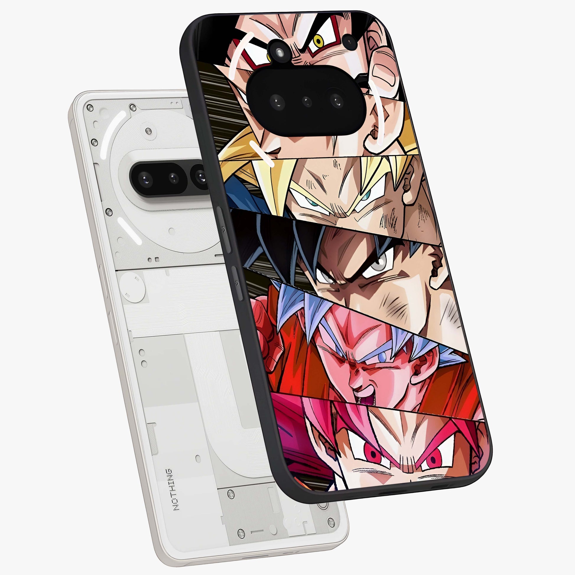 Anime Character Glass Case displayed in angled mockup highlighting colorful anime character illustration.