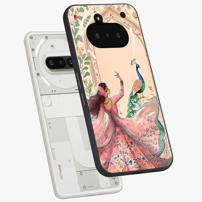 Royal Grace Muse Glass Case displayed in angled mockup highlighting graceful design with refined royal aesthetic.